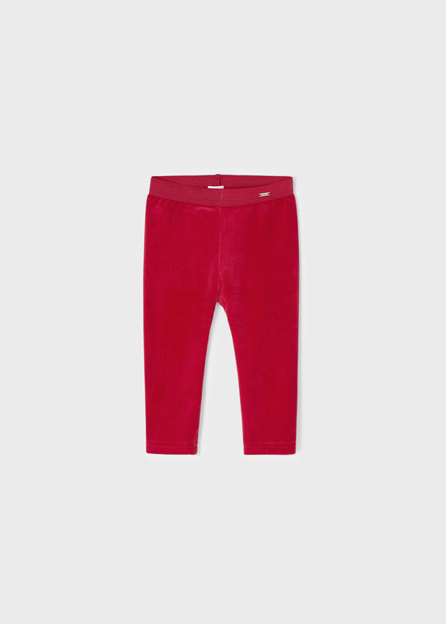 Mayoral Velvet leggings set 12-04765 - Red