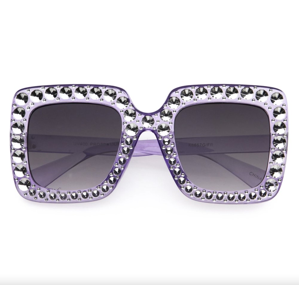 Rad & Refined Sunglasses Rad and Refined Sunglasses -Party Shades Black/Pearls – 4  main image 2