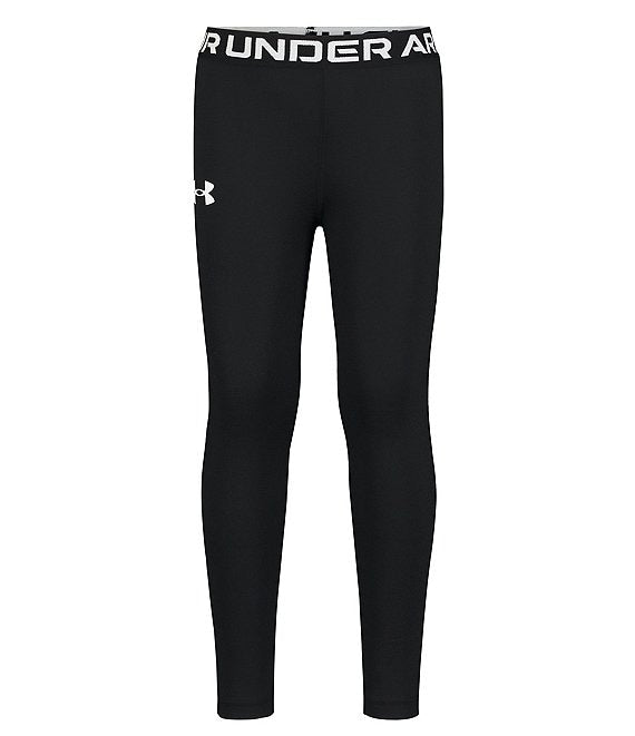 UA Solid Black Wordmark Leggings