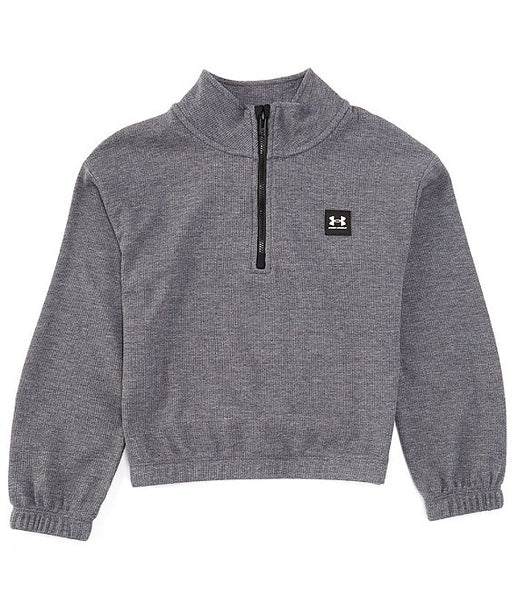 UA Long-Sleeve Quarter-Zip Pullover-Castlerock