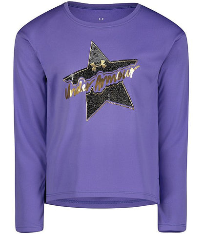 UA Long-Sleeve Luxe Star T-Shirt-Violet Storm