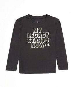 UA Long Sleeve Legacy Starts Now T-Shirt-Black
