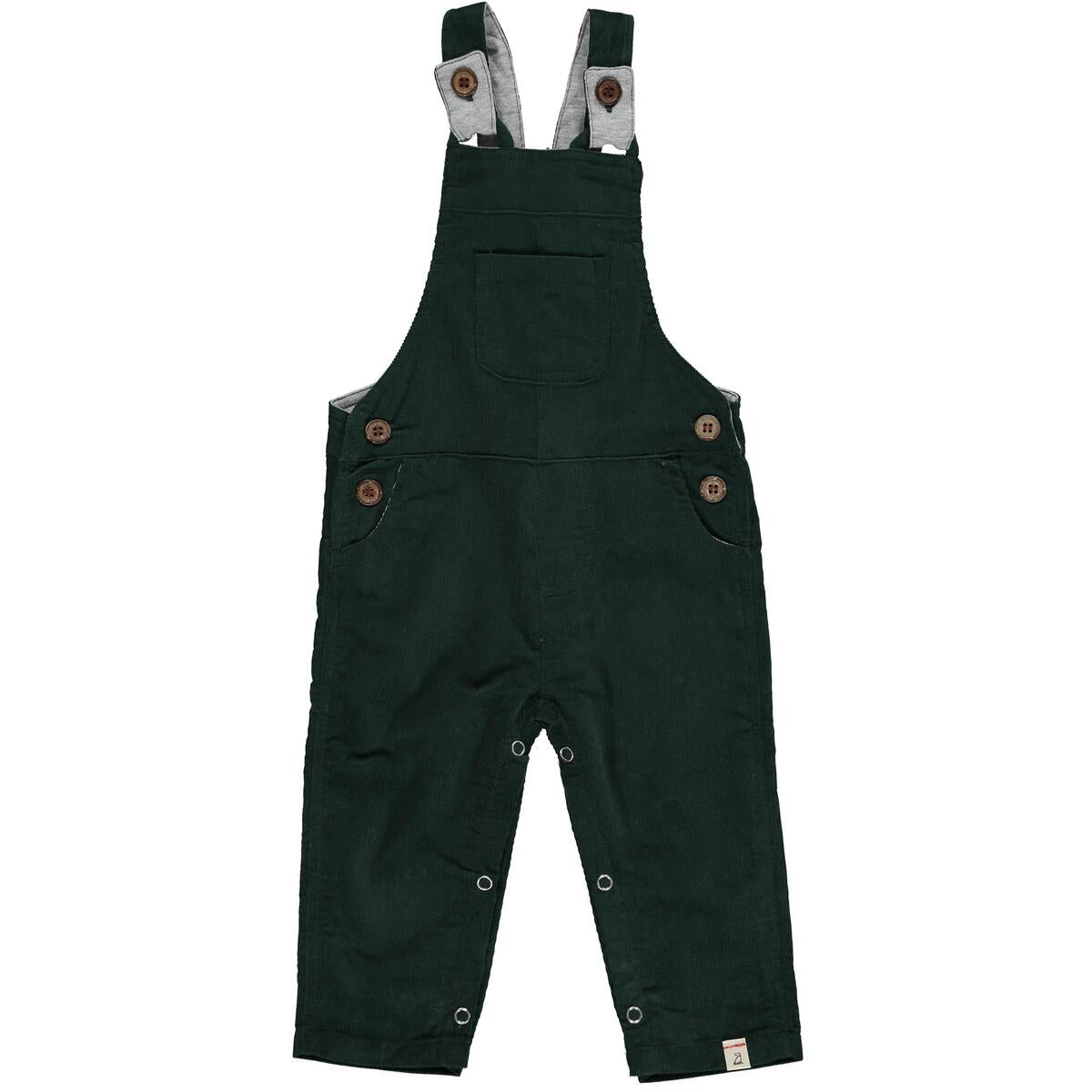 Jellico Baby Corduroy Overalls-Green