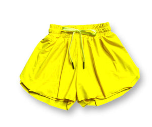 Yellow Swing/Butterfly Shorts