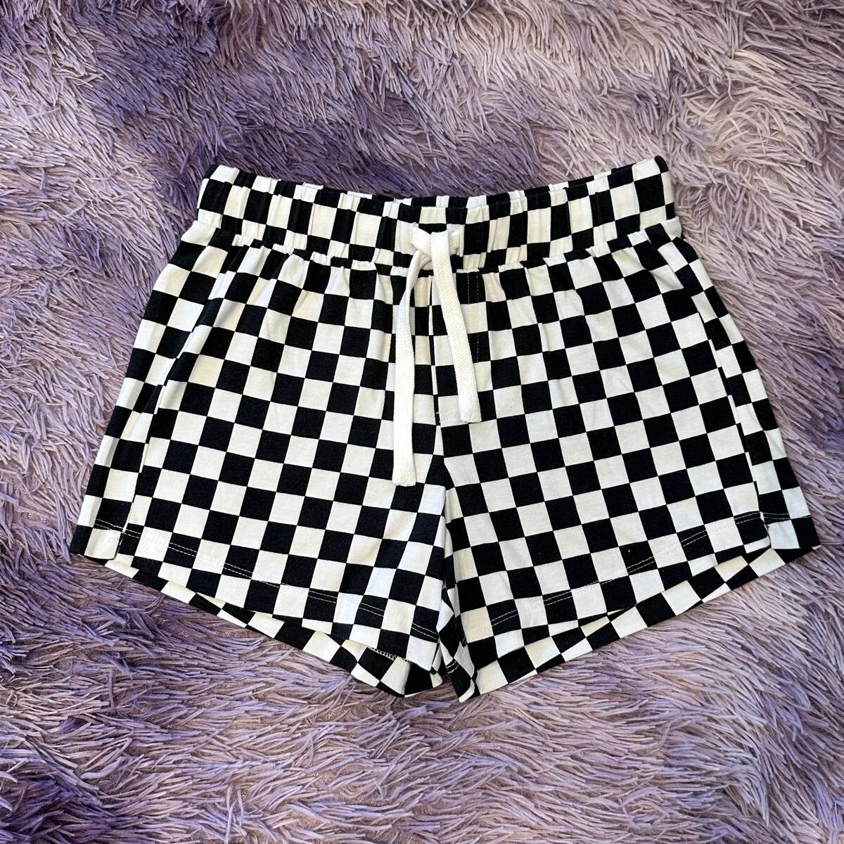 All Over Print Checkered Short