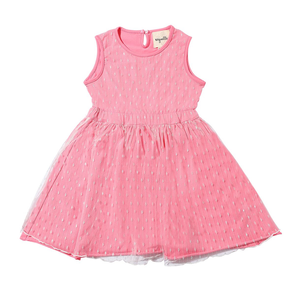 LONDON DRESS-BRIGHT PINK