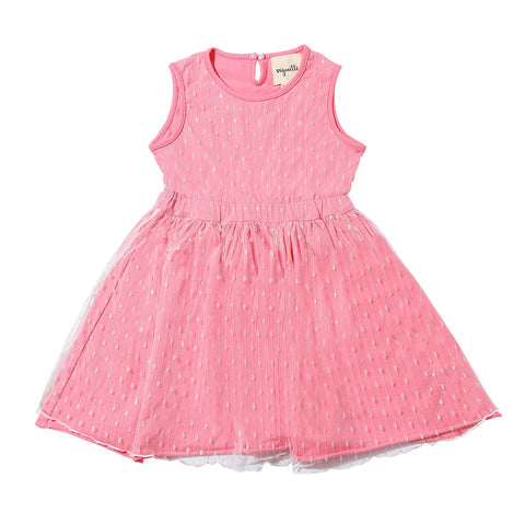 LONDON DRESS-BRIGHT PINK