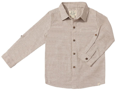 ATWOOD Brown/Cream Woven Shirt