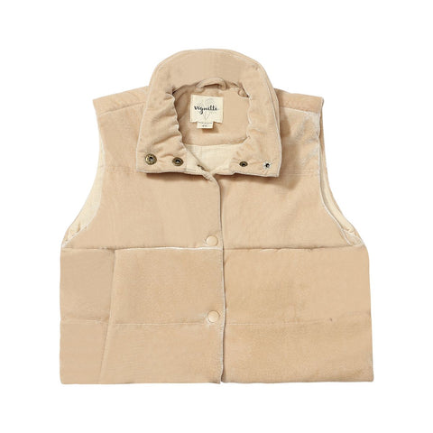 Champagne Velvet Parker Vest
