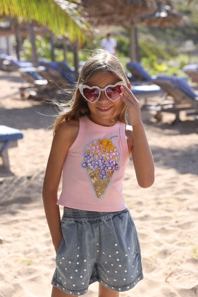 Ice Cream Gems Peach Tank
