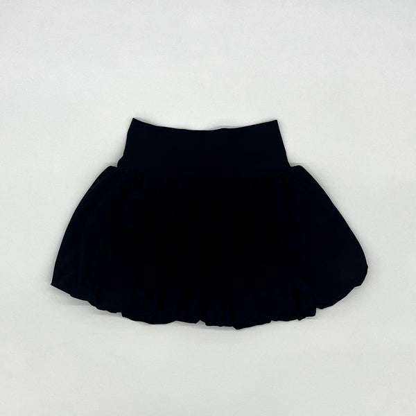 Black Athletic Bubble Skirt