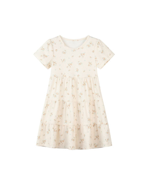 Creamy Ditzy Floral Iona Dress