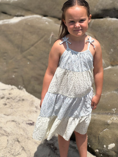 Blue Mix Floral Kit Dress