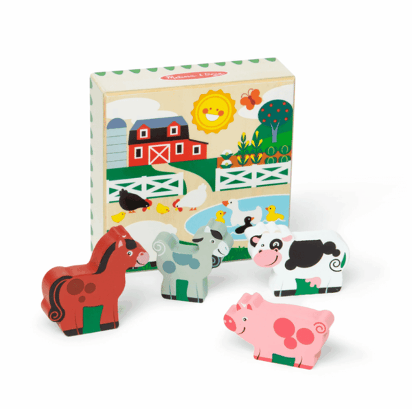 MD  Wooden Animal Matching Farm