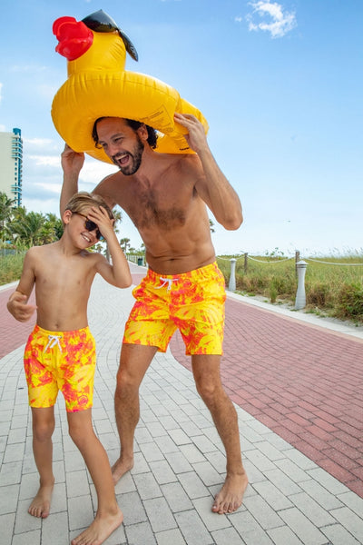 Galactic Moon Swim Trunks