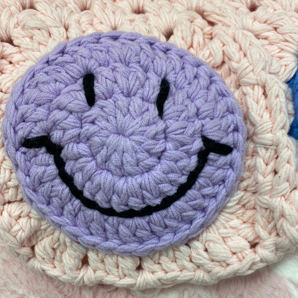 Crochet Smiley Sling Bag