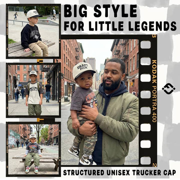 Draft Pick 2-Tone Cap - Black/Beige