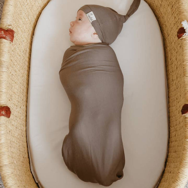 Knit Swaddle Blanket - Gobi