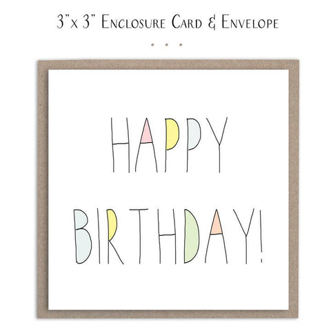 Birthday Gift Enclosure Cards