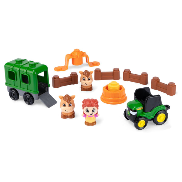 John Deere Build-A-Buddy Stackers 15 Piece Set - Horse