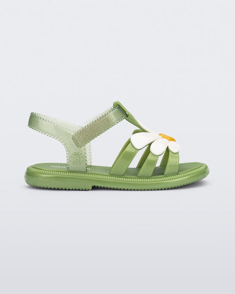 Hip Bloom Sandal in Green