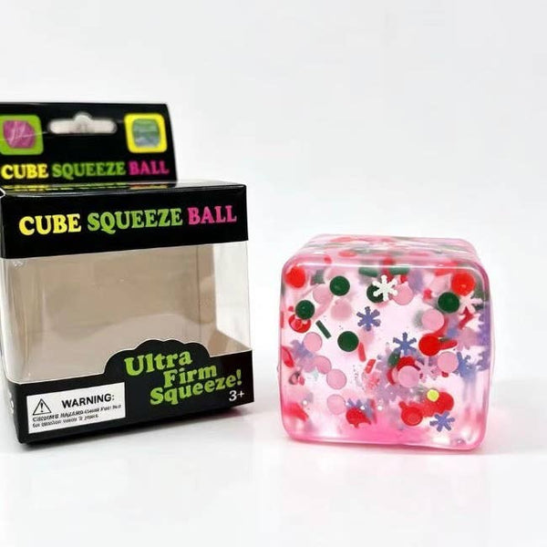 Sugarplum Sparkle Christmas & Holiday Cube Squishy