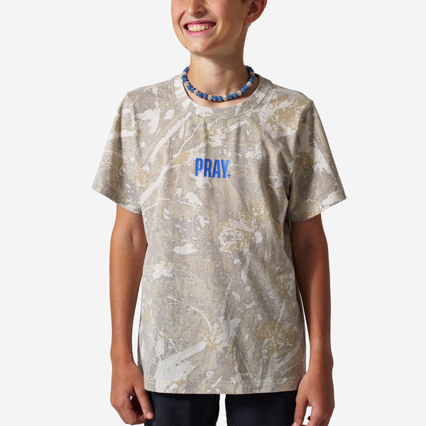 Vintage Washed Tee - PRAY - Drifter Camo
