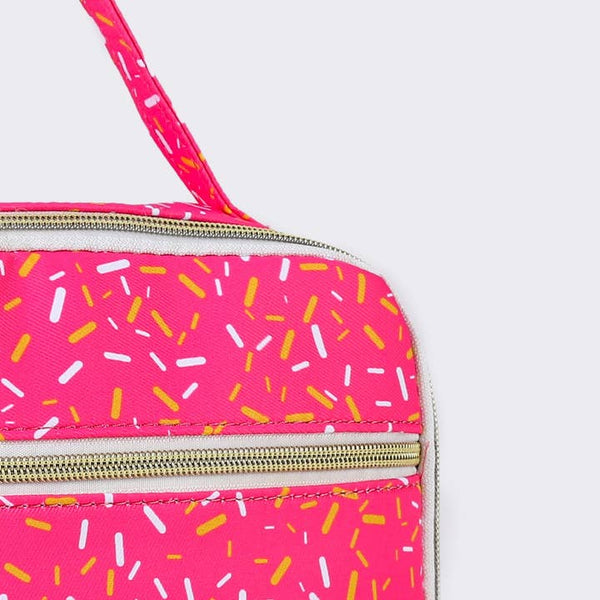 SK Ice Cream Drip Canvas Lunch Box - Pink