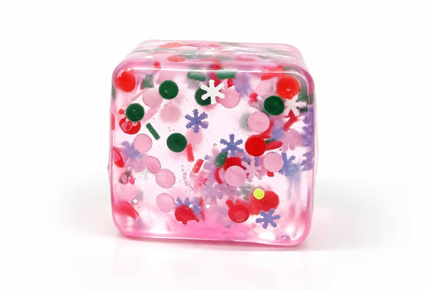 Sugarplum Sparkle Christmas & Holiday Cube Squishy