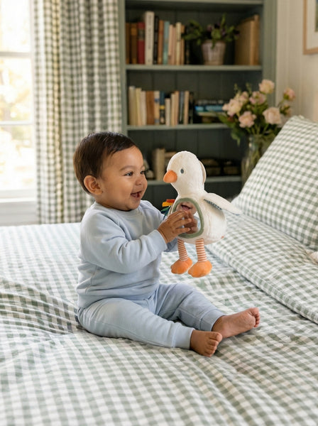 Itzy Bitzy Mirror™ Sensory Tummy Time Mirror  - Duck