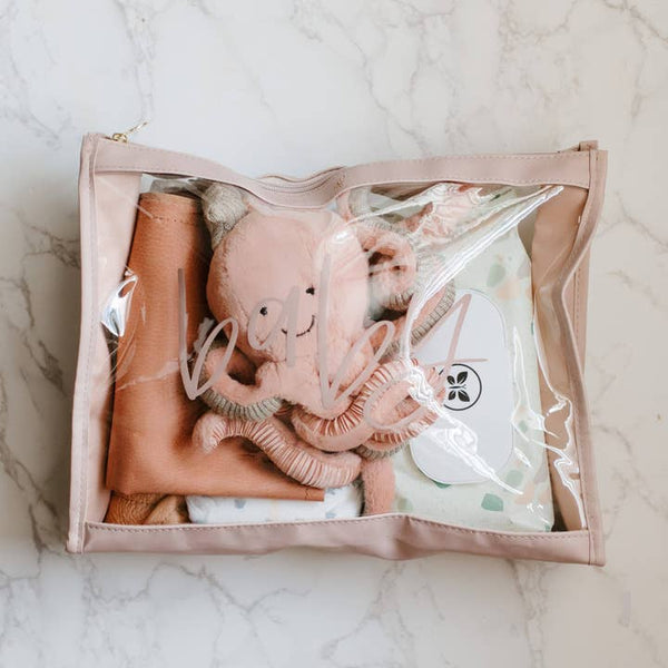 Large Baby Organizer Travel Pouch - Taupe