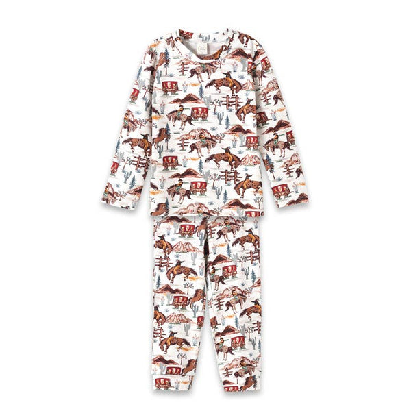 Western Spirit Cowboy Bamboo Pajama Set