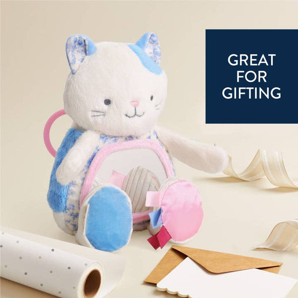 Itzy Bitzy Mirror™ Sensory Tummy Time Mirror  - Kitty