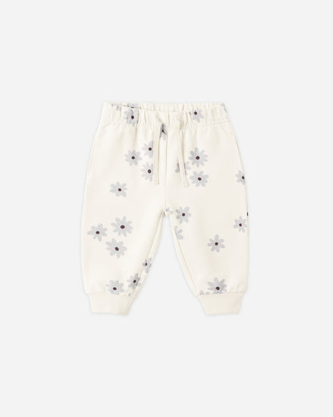 Relaxed Fleece Sweatpant Set Blue Daisy