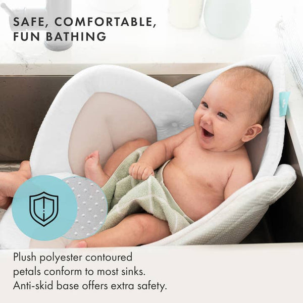 Lotus with Button Snaps-White/Cream/Honey