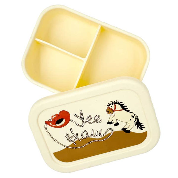 Fresh & Messy Silicone Bento Box - Yee Haw