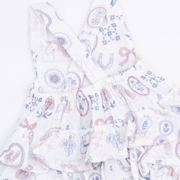 Country Western Heirlooms  Ruffle Sunsuit