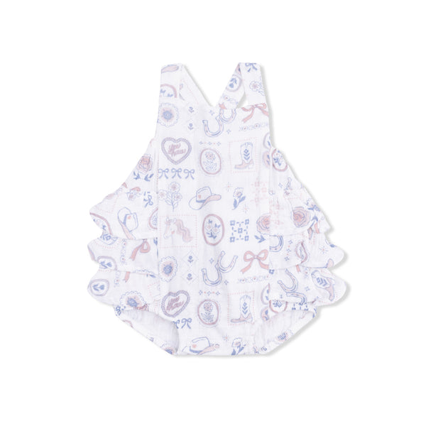 Country Western Heirlooms  Ruffle Sunsuit