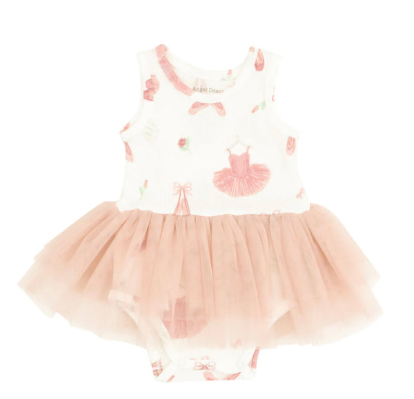 Ballet Things Rib Tank Bodysuit Tutu
