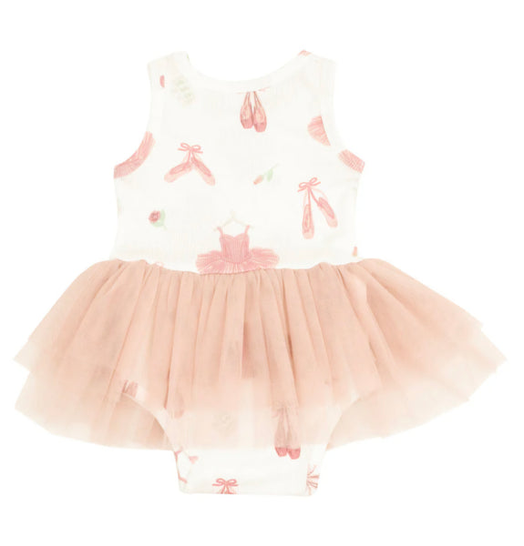 Ballet Things Rib Tank Bodysuit Tutu