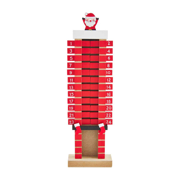 SANTA CHIMNEY ADVENT CALENDAR