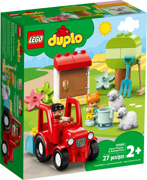 LEGO® DUPLO®  Farm Tractor & Animal Care Building Toy 10950 (27 Pieces)