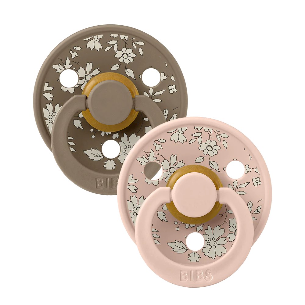 BIBS x LIBERTY Colour 2 Pack Capel - Blush Mix