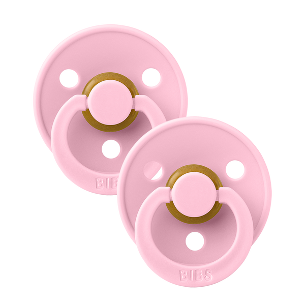 BIBS Colour 2 Pack-Baby Pink/Baby Pink