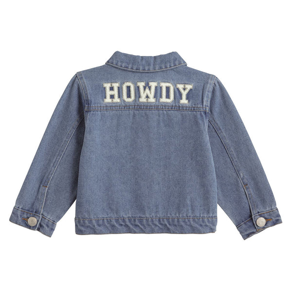 Western Denim Patch Jacket