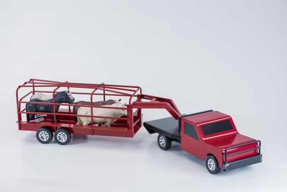 LBT Gooseneck Ranch Trailer Red