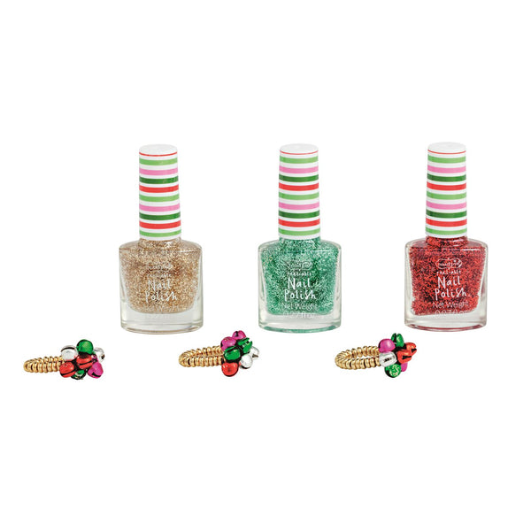 Christmas Nail Polish & Ring Sets