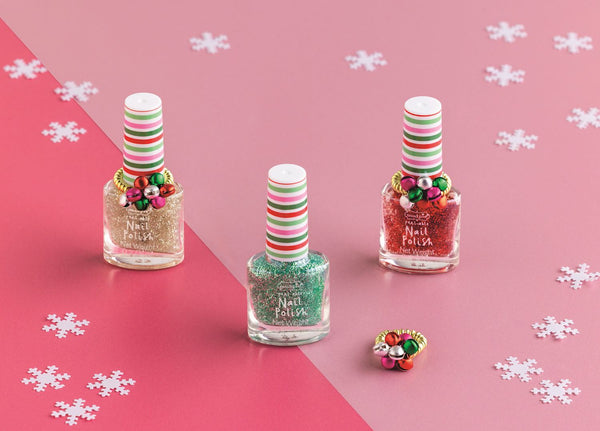 Christmas Nail Polish & Ring Sets