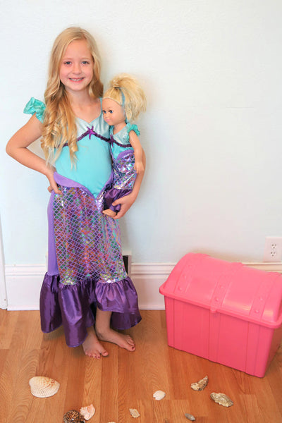 Little Adventures Purple Sparkle Mermaid