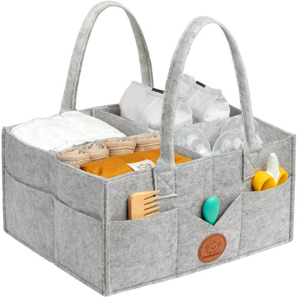 KB Original Baby Diaper Caddy - Gray